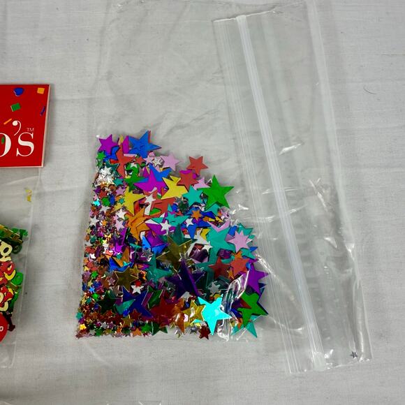 Peacock Papers Christmas Confetti Party Supplies NOS Vintage - Picture 5 of 7